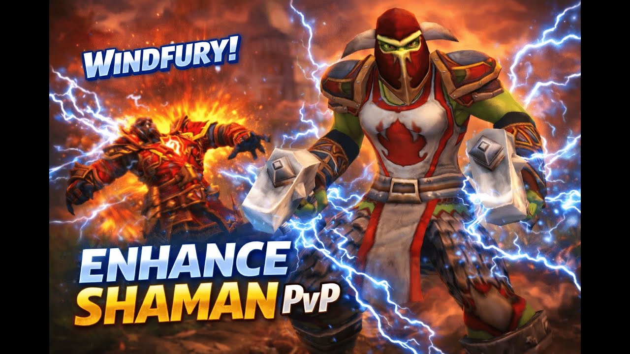 Lv 52–53 Enhance Shaman BG PvP Highlights | Anniversary Classic