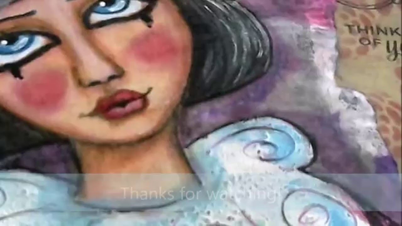 ❤ Mixed media &ndash;Altered Book - Art Journal Flip Through