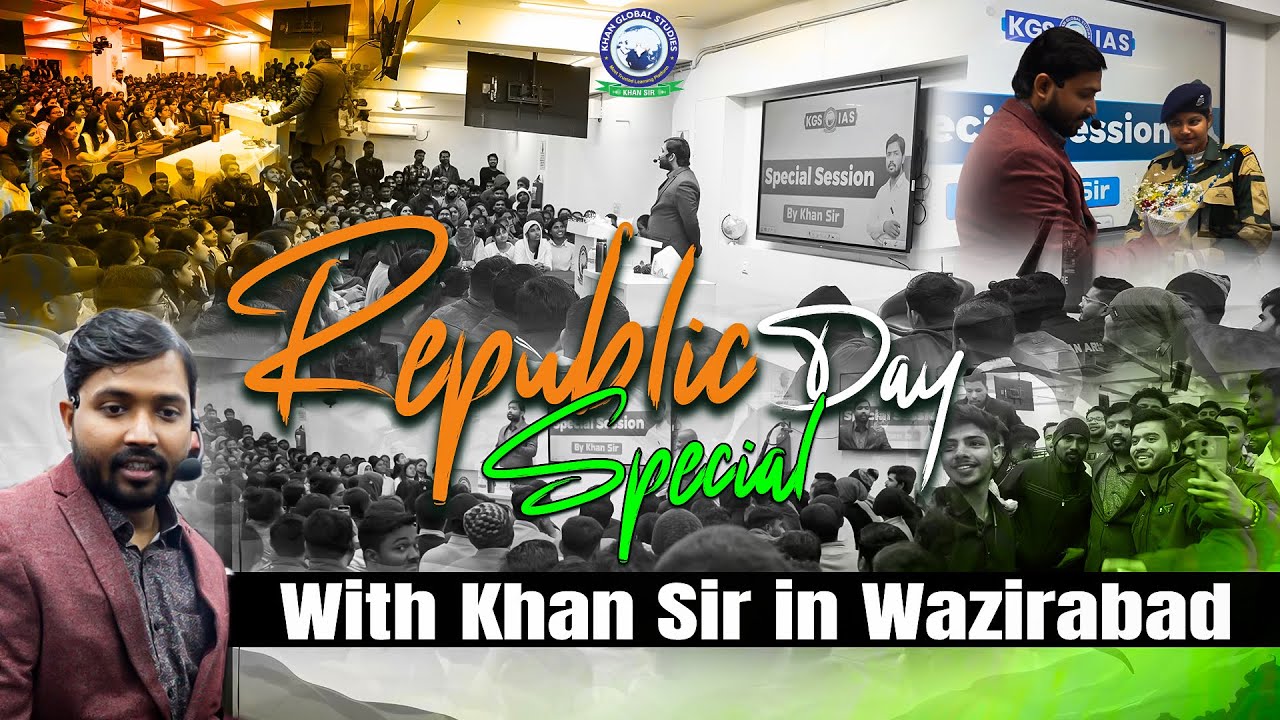 Republic Day Special 🇮🇳 | Republic Celebration with Khan Sir in Wazirabad ✨🎉 | Khan Global Studies