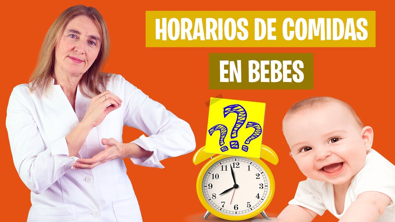 APRENDE cada CUANTAS HORAS DEBEN COMER los BEBÉS | Horarios de comidas en bebés | Nutrición infantil