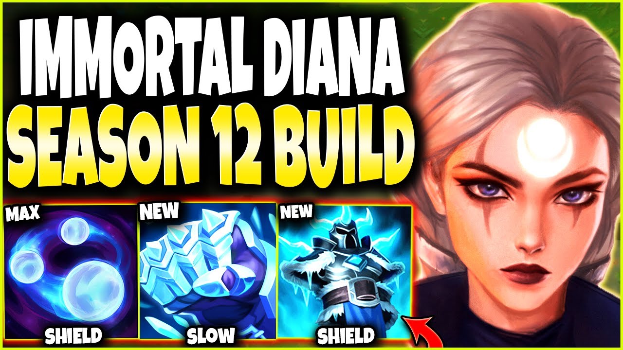 Meet the new Season 12 IMMORTAL DIANA Top Lane BUILD 🔥 LoL Top Diana Preseason 2022 Gameplay