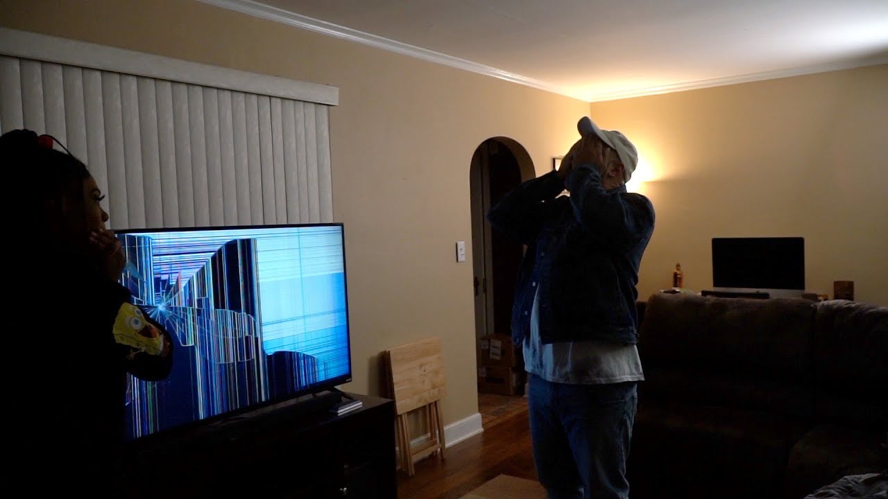 Broken TV Prank On My Dad