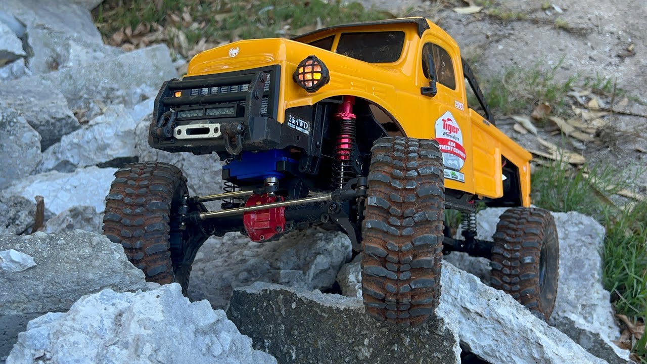 Crawler settings for the HW fusion pro, extremely smooth & controllable, climbing mount Rubble