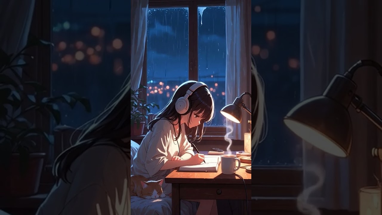 Rainy night & cozy vibes 🌧️