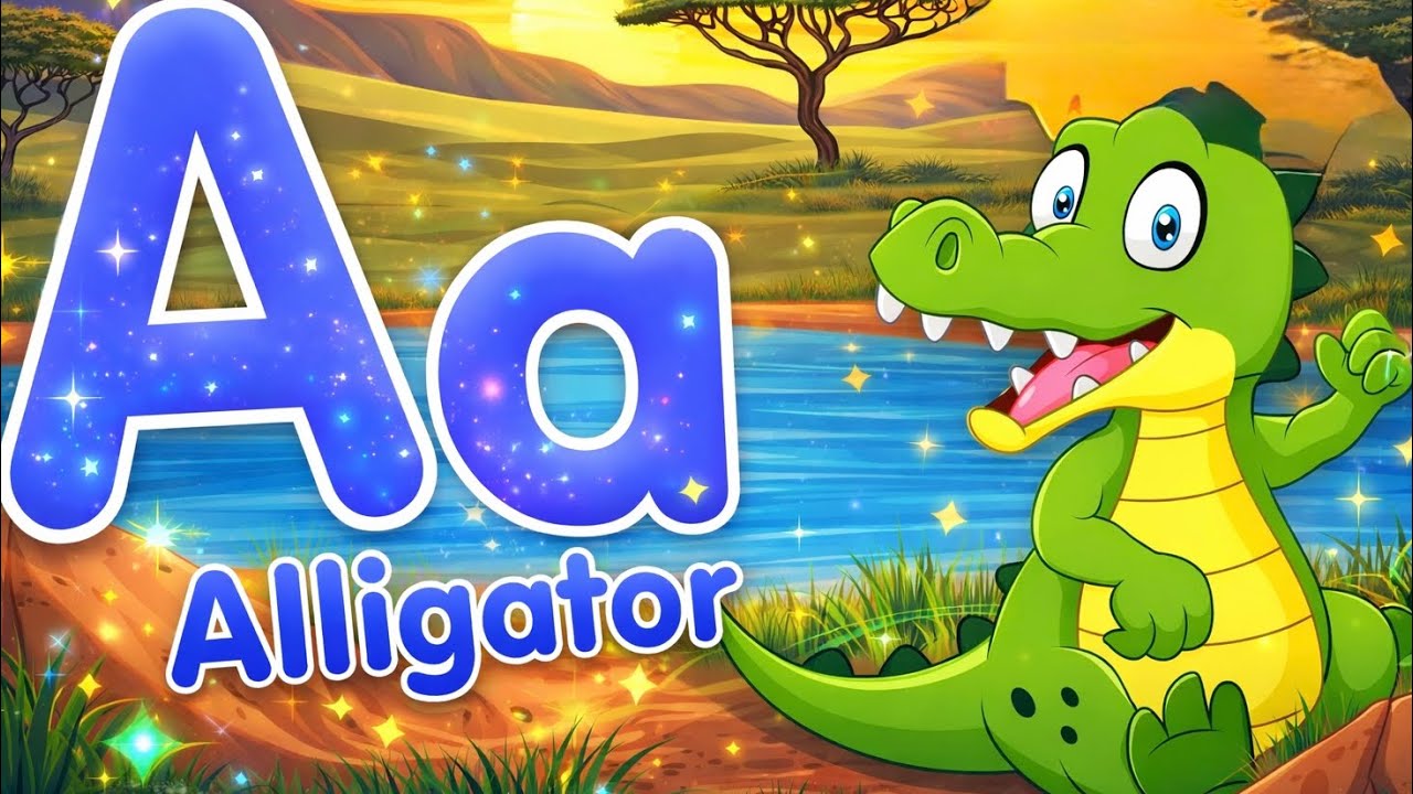 A for Alligator B for Bunny C for Chicken | ABC Song for Kids | Alphabet Learning #alphabetsong 