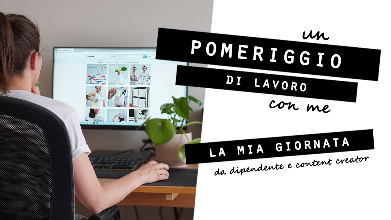 Una GIORNATA DI LAVORO con me! Tra un lavoro da DIPENDENTE e uno da CONTENT CREATOR