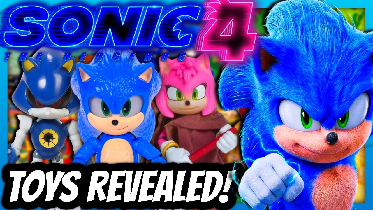 Sonic Movie 4 Merch Officially REVEALED By JAKKS Pacific!