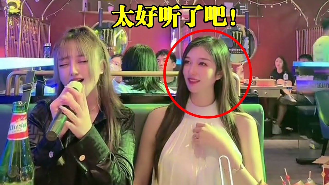 美女KTV挑战演唱萨顶顶的【左手指月】，一开口把闺蜜都惊呆了：这也太好听了吧！