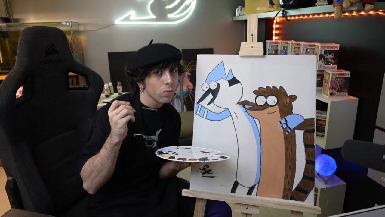 pinté un cuadro para mis viewers 🎨