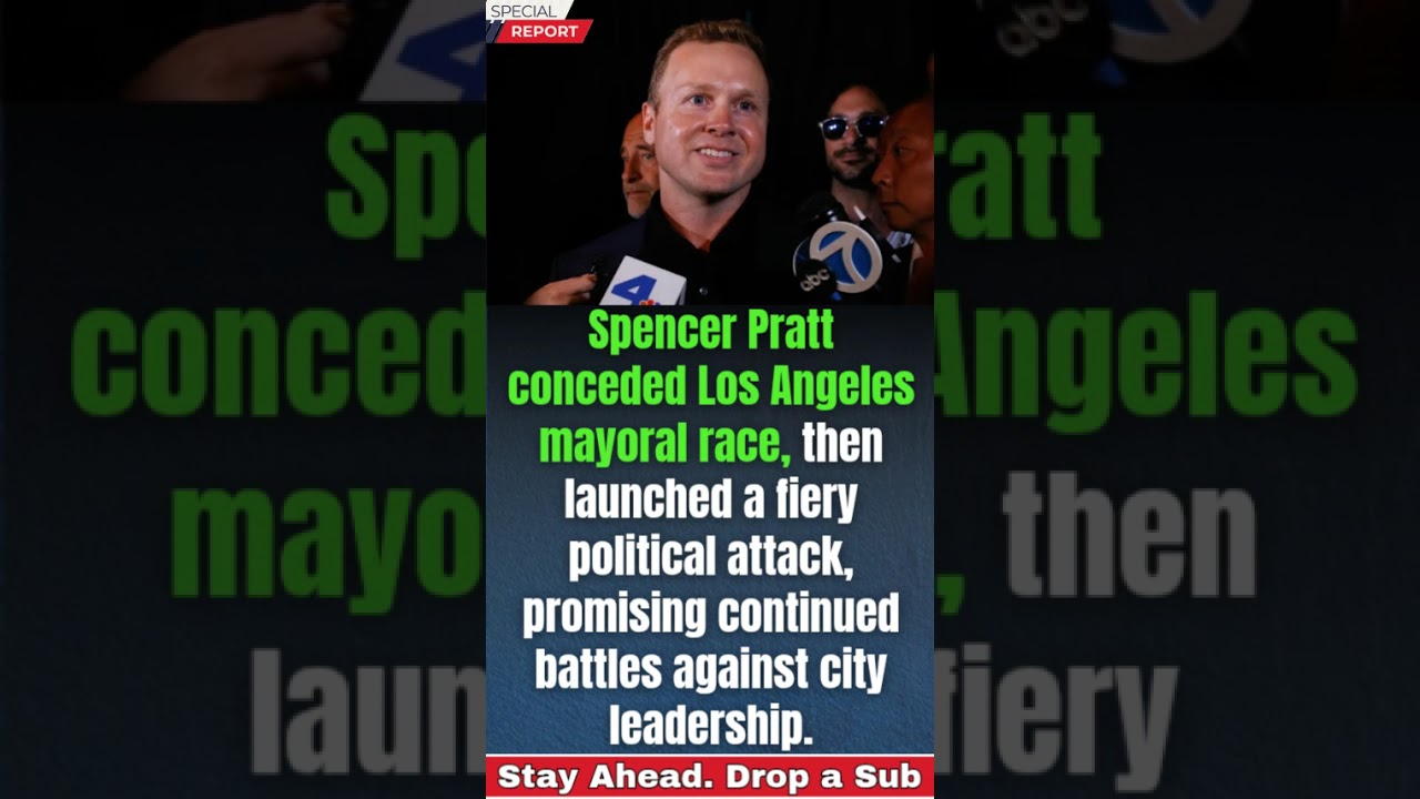Spencer Pratt CONCEDES LA Mayor Race, Declares Political &lsquo;WAR&rsquo; After Shocking Defeat