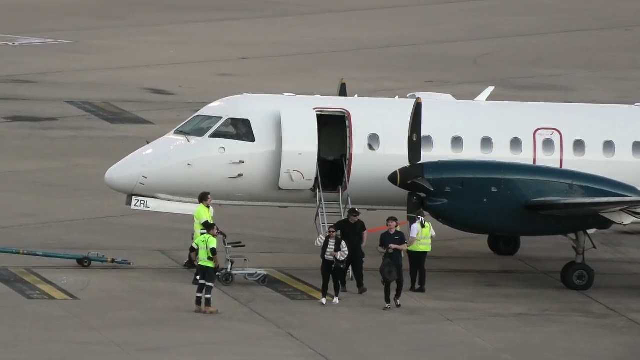 Rex Saab 340B arriving.
