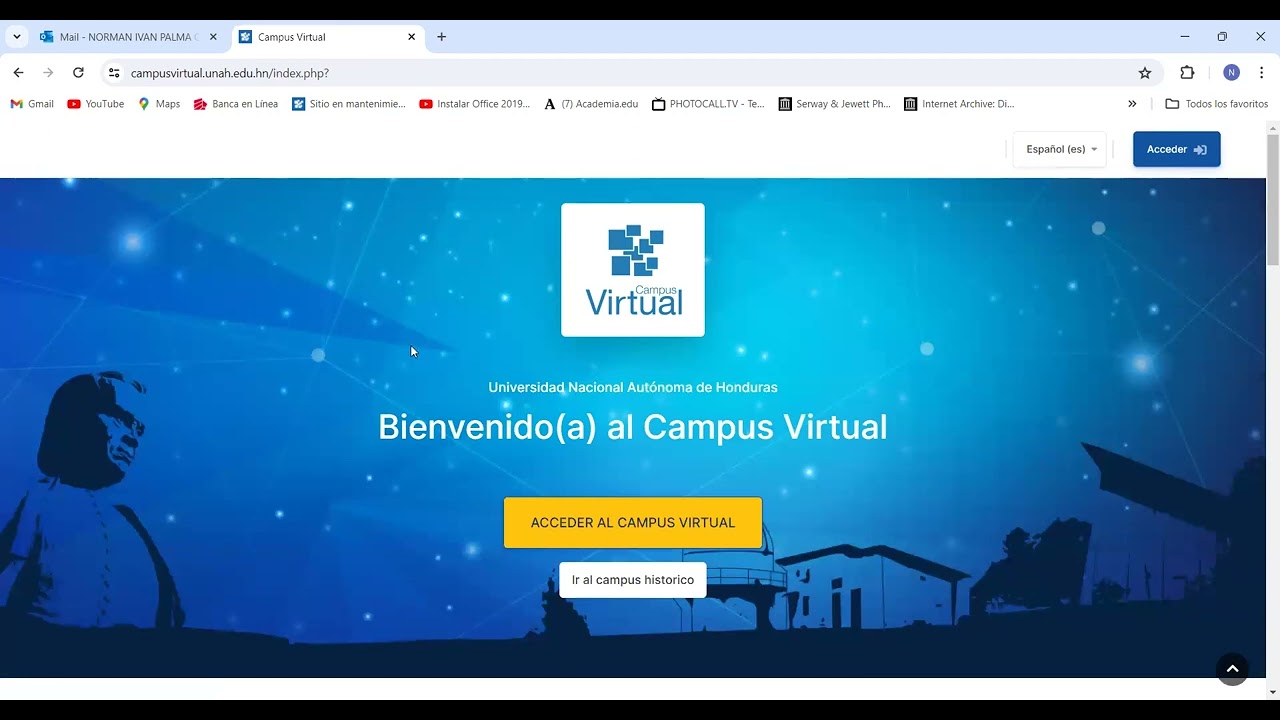 Creación de usuario del campus virtual UNAH (usuario externo a la UNAH)