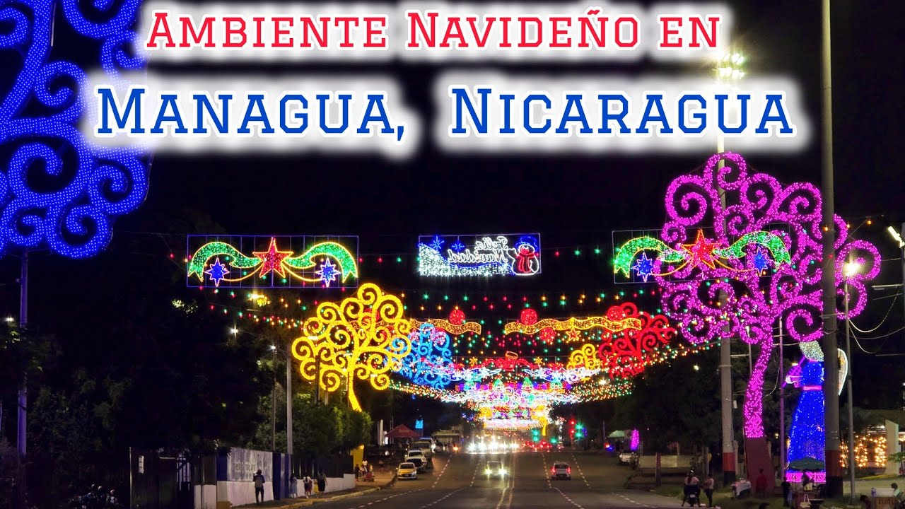 Así se ve #MANAGUA EN LA ACTUALIDAD en Ambiente de Navidad 🌲🌲🌲 #travel #2025 #nicaragua 