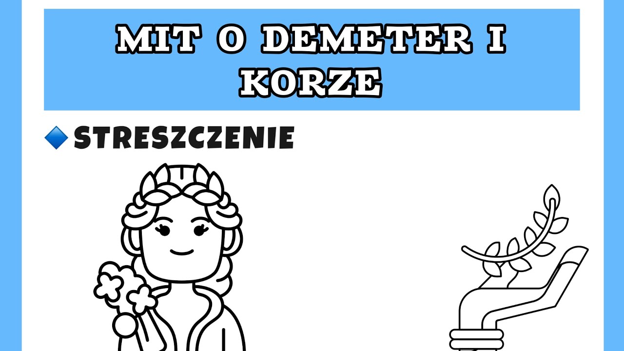 MIT O DEMETER I KORZE- streszczenie