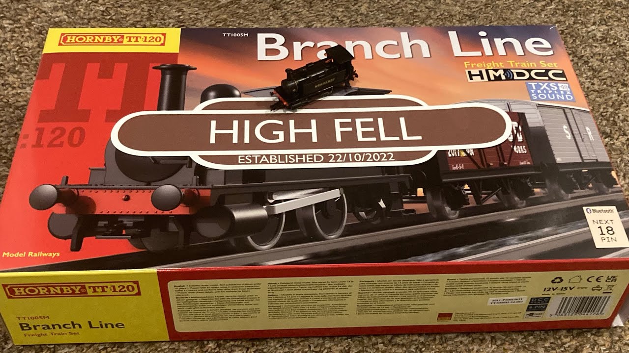 Hornby TT:120 Branch Line Freight Set TXS N18 Fitted High Fell Edition