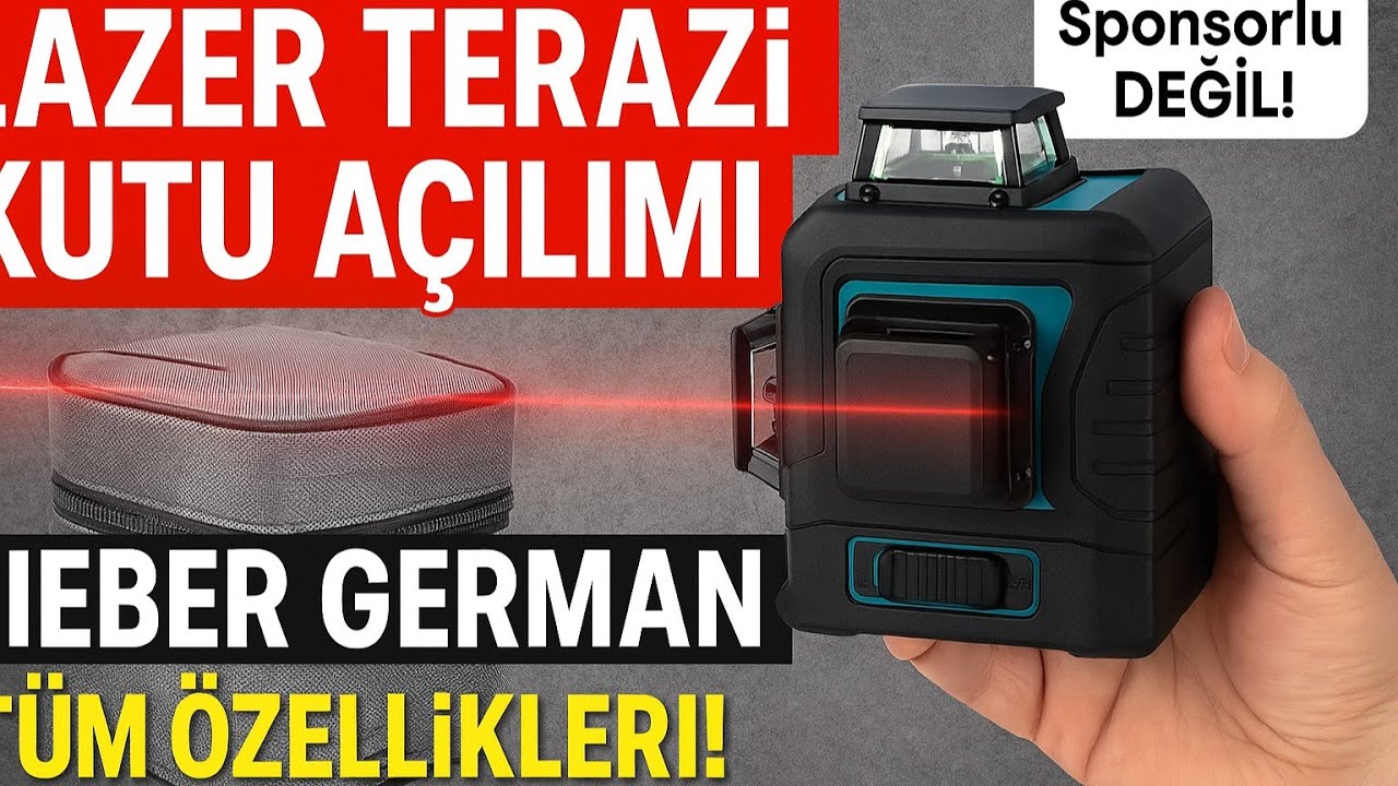 Elektrikçinin, Tesisatçının ve Tüm Ustaların Eli Ayağı. Bu Lazer Terazi İş Kurtarıyor!