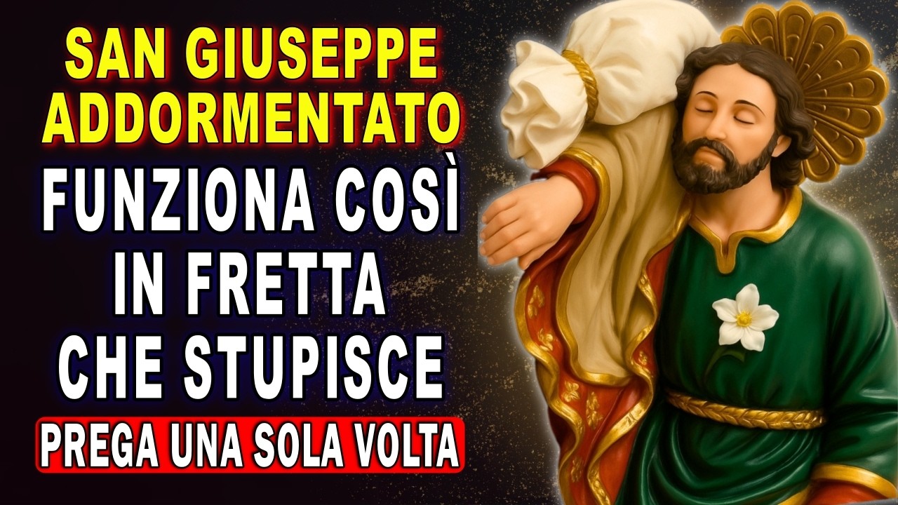 LASCIALE A LUI! 🙌 Potente Preghiera a SAN GIUSEPPE per le tue preoccupazioni 🙏
