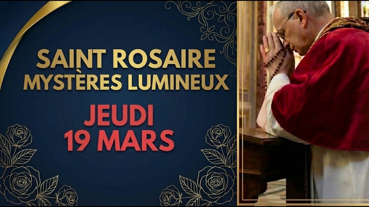 LE GARDIEN DE LA LUMIÈRE 🪚🕯️ : Rosaire du 19 Mars (Spécial Saint Joseph)