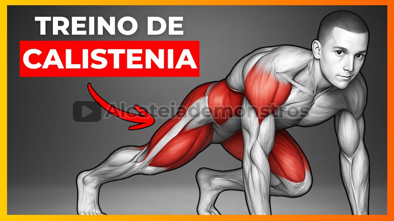 12 Exercícios de CALISTENIA que Constroem Mais MÚSCULOS que ACADEMIA