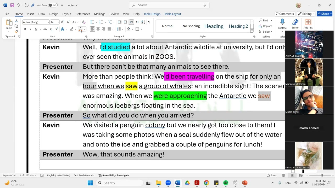 Aim High 4 Unit 2 Adventures Grammar Past simple VS past continuous