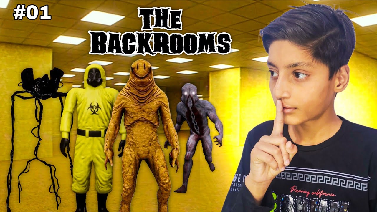 ESCAPE THE BACKROOMS GAMEPLAY 💀 SHIRAAZ OP 🔥#01 #backrooms #gamplay 