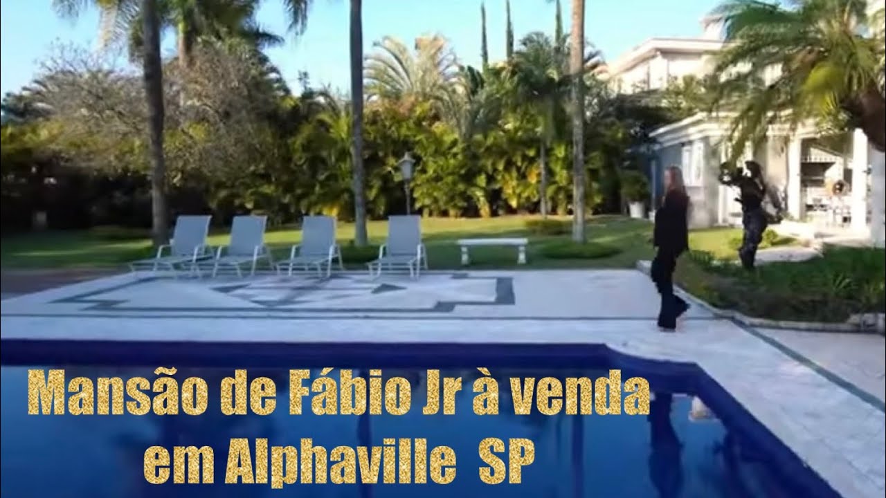 FABIO JR VENDE MANSÃO COM 1550m2 de TERRENO PLANO EM ALPHAVILLE SP
