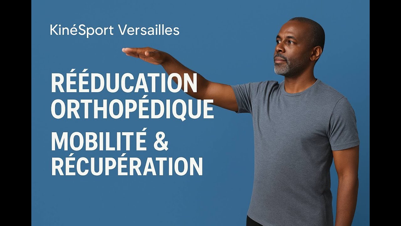 Rééducation orthopédique  mobilité, douleur et récupération fonctionnelle kinesport versailles