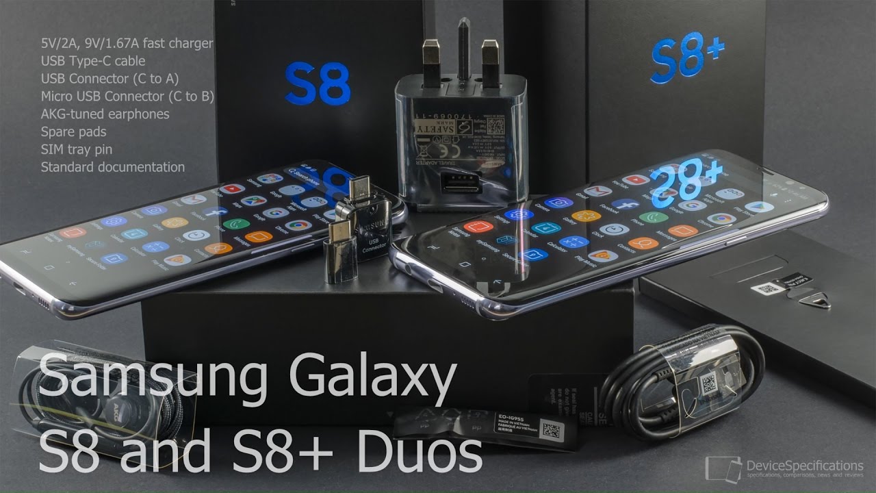Samsung Galaxy S8 and S8+ Duos Revew - Design, UI, Display/Audio/Battery tests and benchmarks