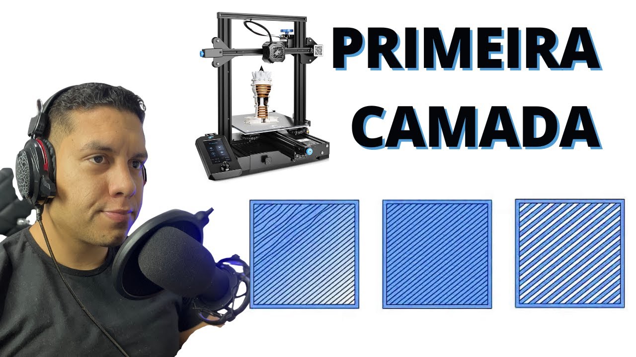 Como configurar a PRIMEIRA CAMADA PERFEITA de Impressão 3D Atualizado