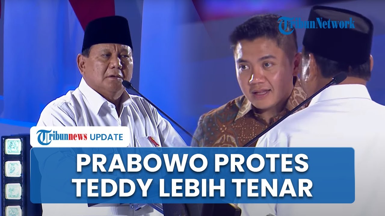 Kelakar Prabowo saat Mayor Teddy Disoraki di Peringatan Hari Guru: Kok Kalian Seneng sama Teddy
