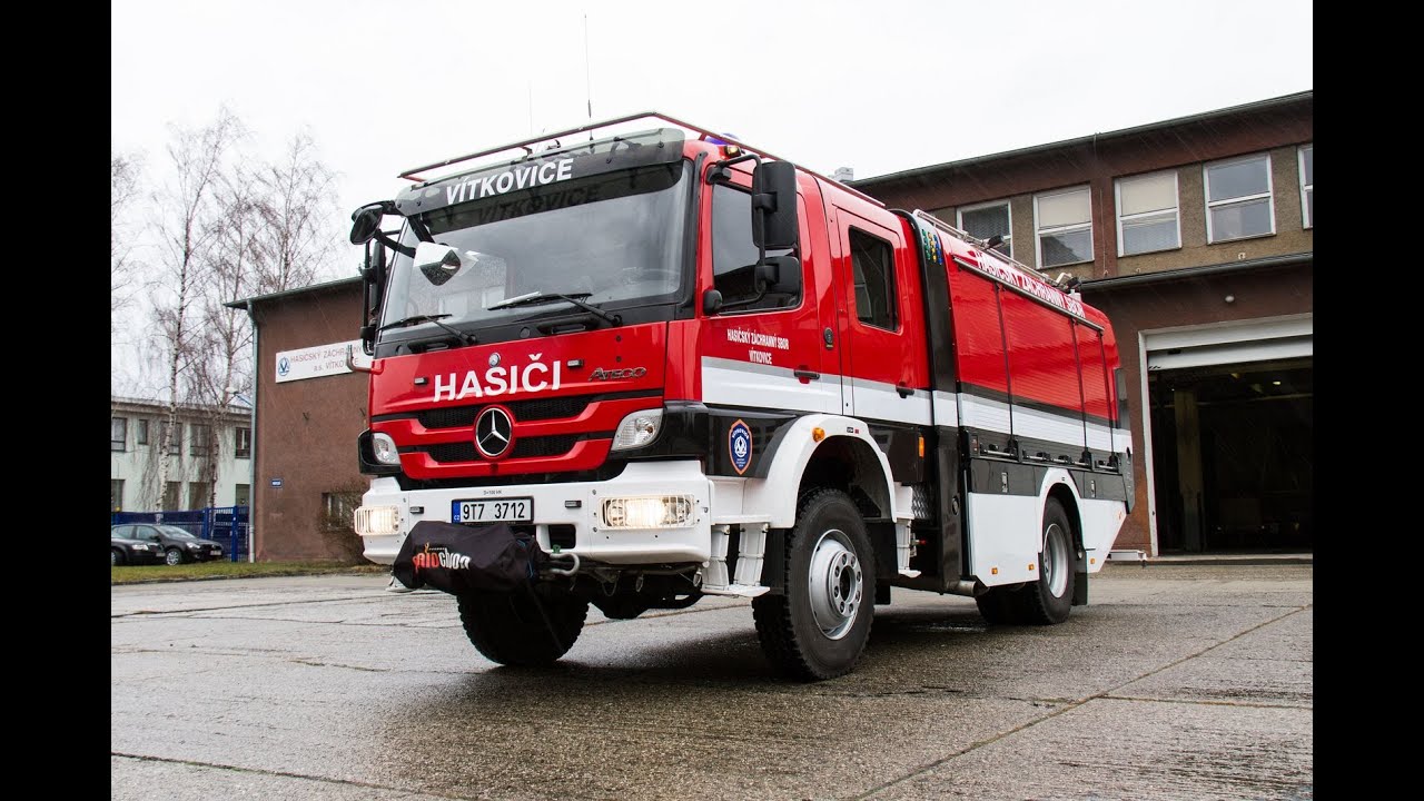 POŽÁRY.cz: Hasiči podniku Vítkovice mají nové Atego, jediné svého druhu