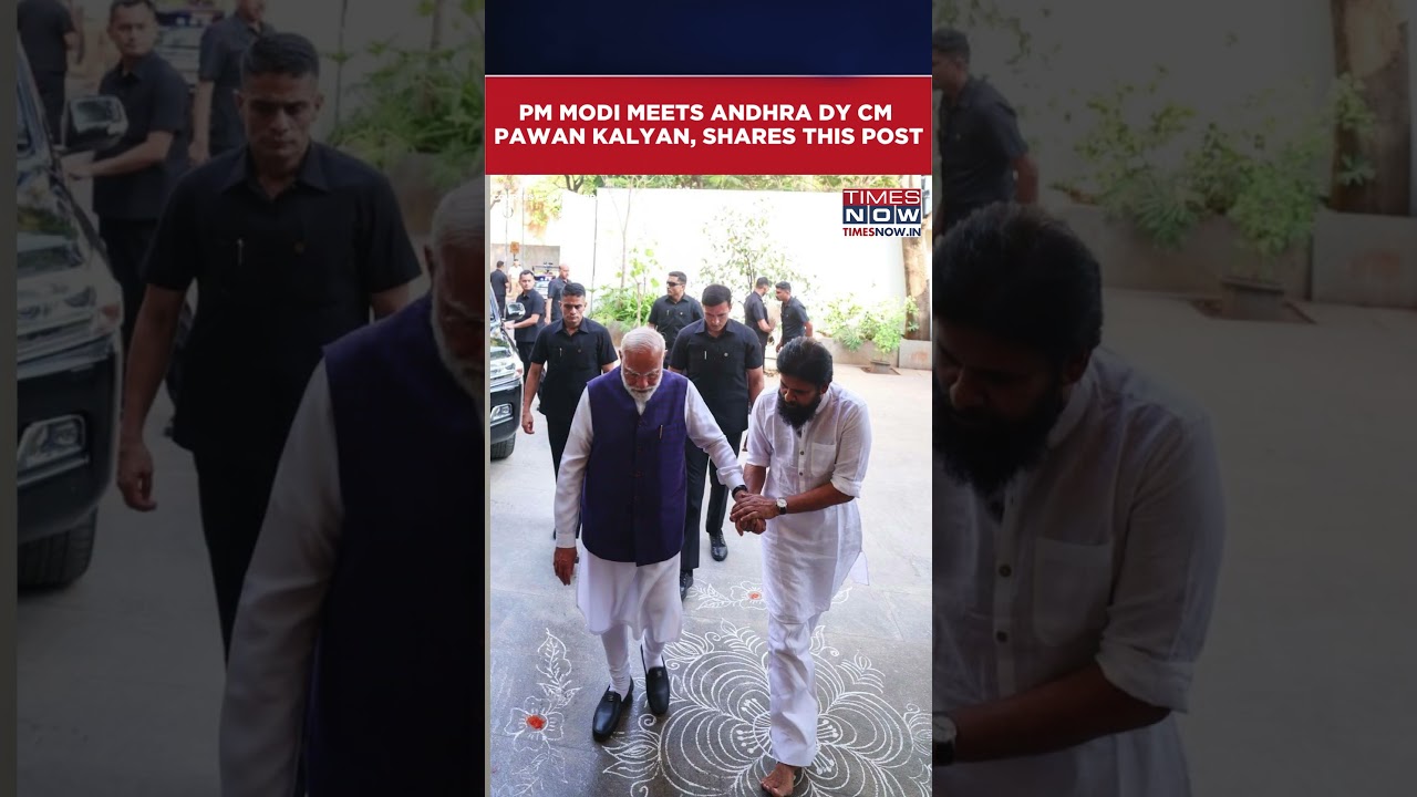 PM Modi Meets Andhra Pradesh Deputy Chief Minister Pawan Kalyan, Shares This Post #Shorts