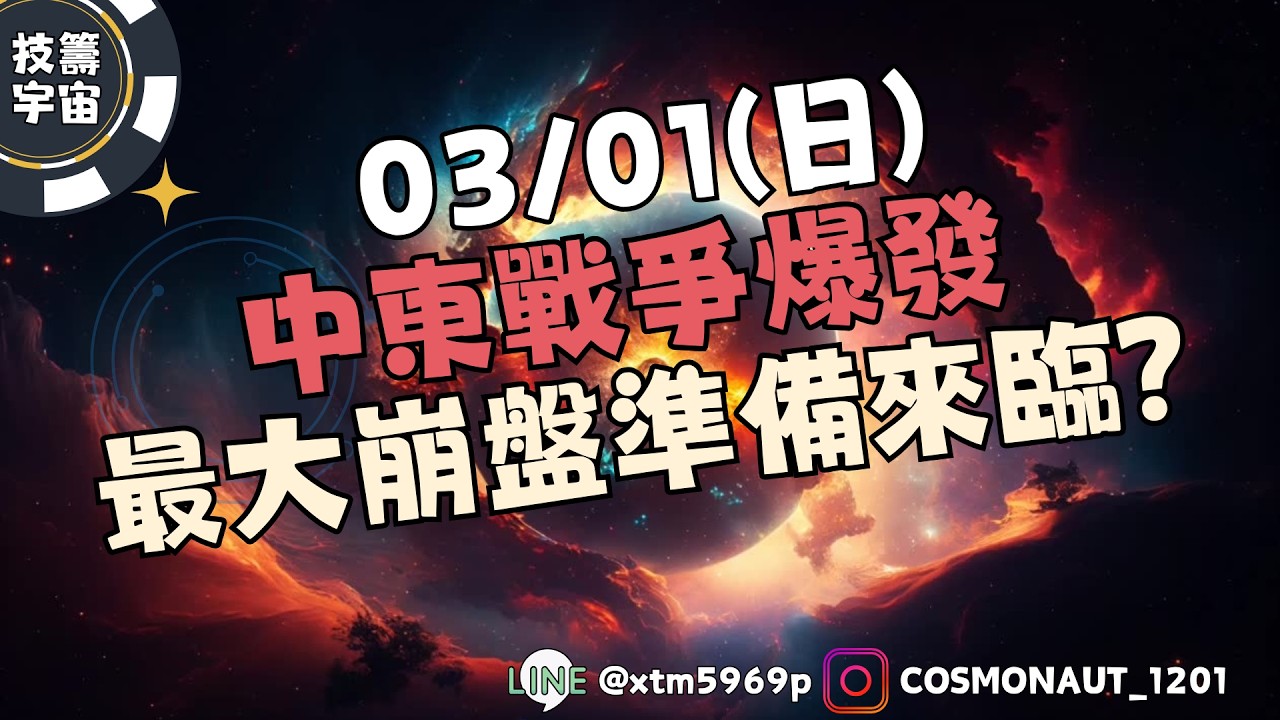 【技籌宇宙】中東戰爭爆發最大崩盤準備來臨? #台股 #理財 #股票 #投資  #pcb #記憶體