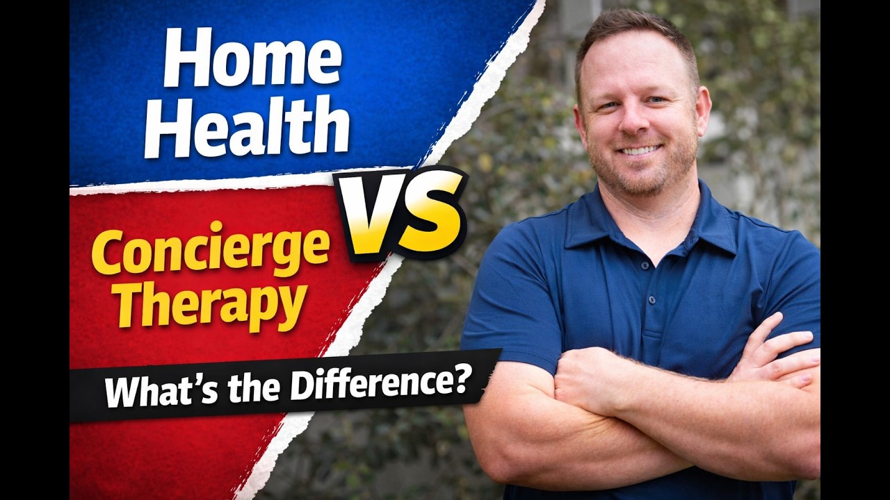 Concierge In Home Therapy vs Home Health What's The Difference?