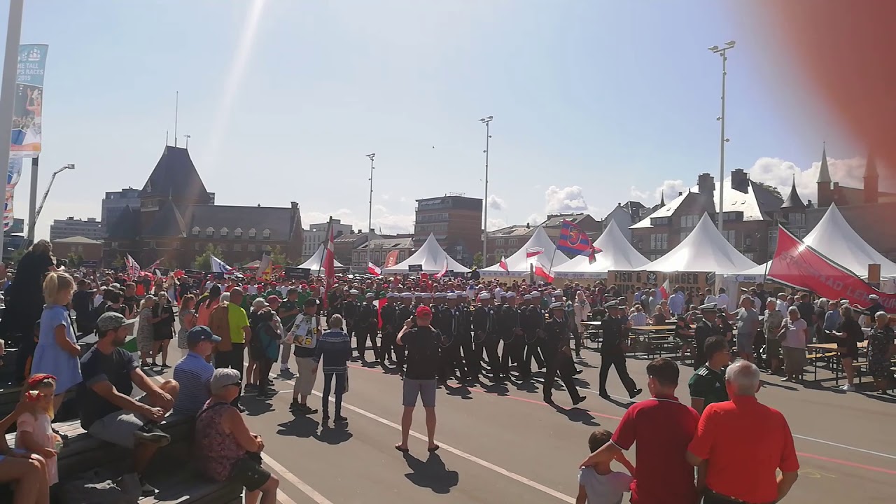 Tall Ship Races 2019. Crew parade