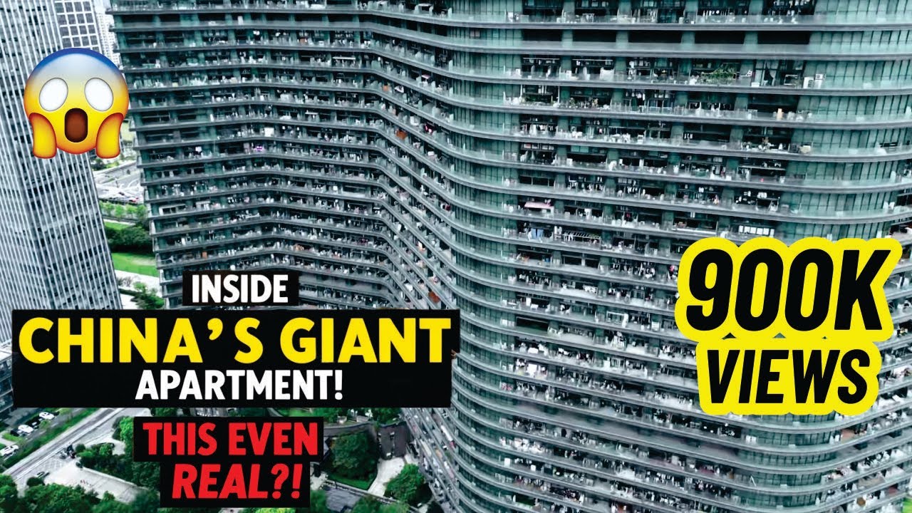 Inside China’s Massive Apartment Complex with 30,000 Residents!
