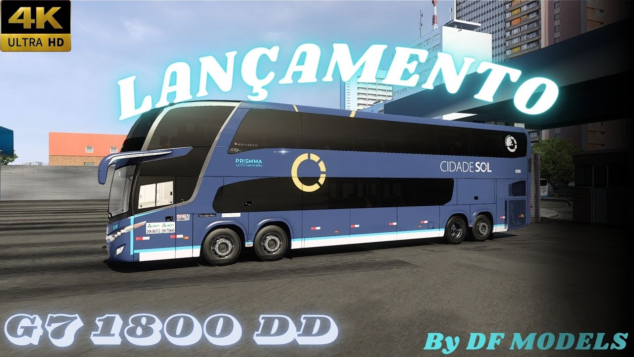 🔴ETS2 1.50 MOD BUS🔴CONHEÇA O NOVO  MODELO DO G7 1800 DD 8X2 - BY DF MODELS!