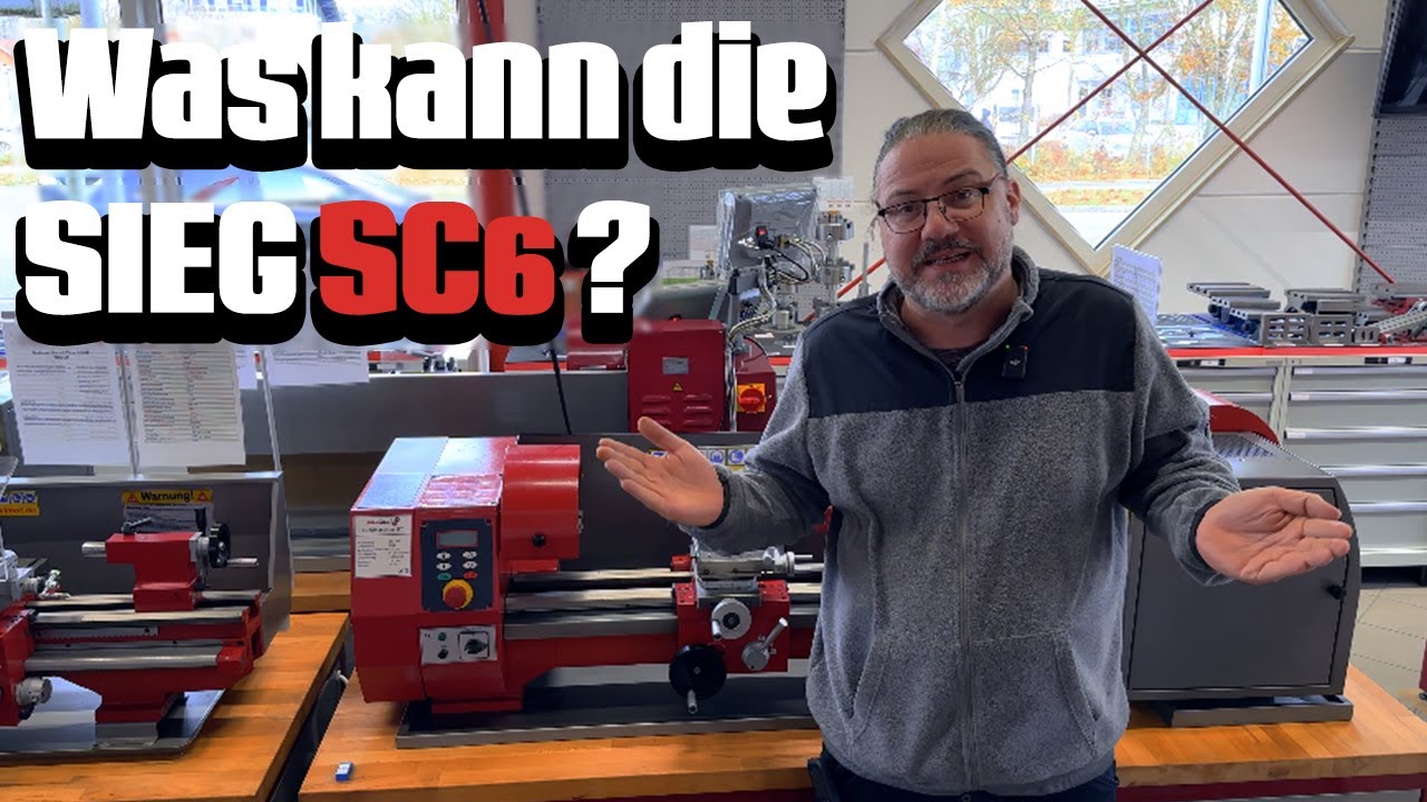 SIEG SC6 Drehmaschine – kompakt, massiv & leistungsstark | Vorstellung & Funktionen