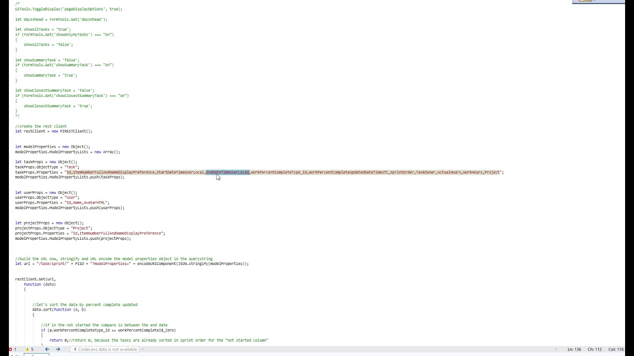 How to Use Model Properties with the Project Insight REST API
