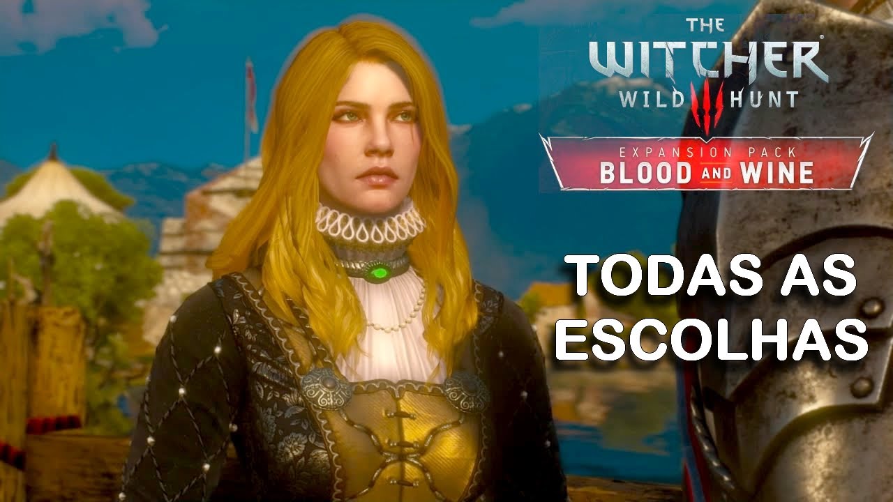 THE WITCHER 3: BLOOD AND WINE - GORJEIO DE UM CAVALEIRO FERIDO - TODAS AS ESCOLHAS