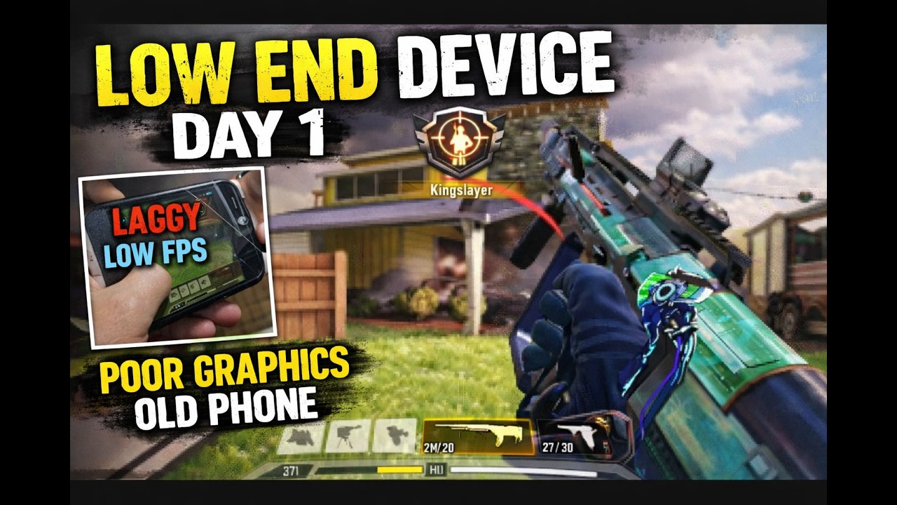 Can I Grind COD Mobile on a LOW END Device? Day 1 (Handcam)