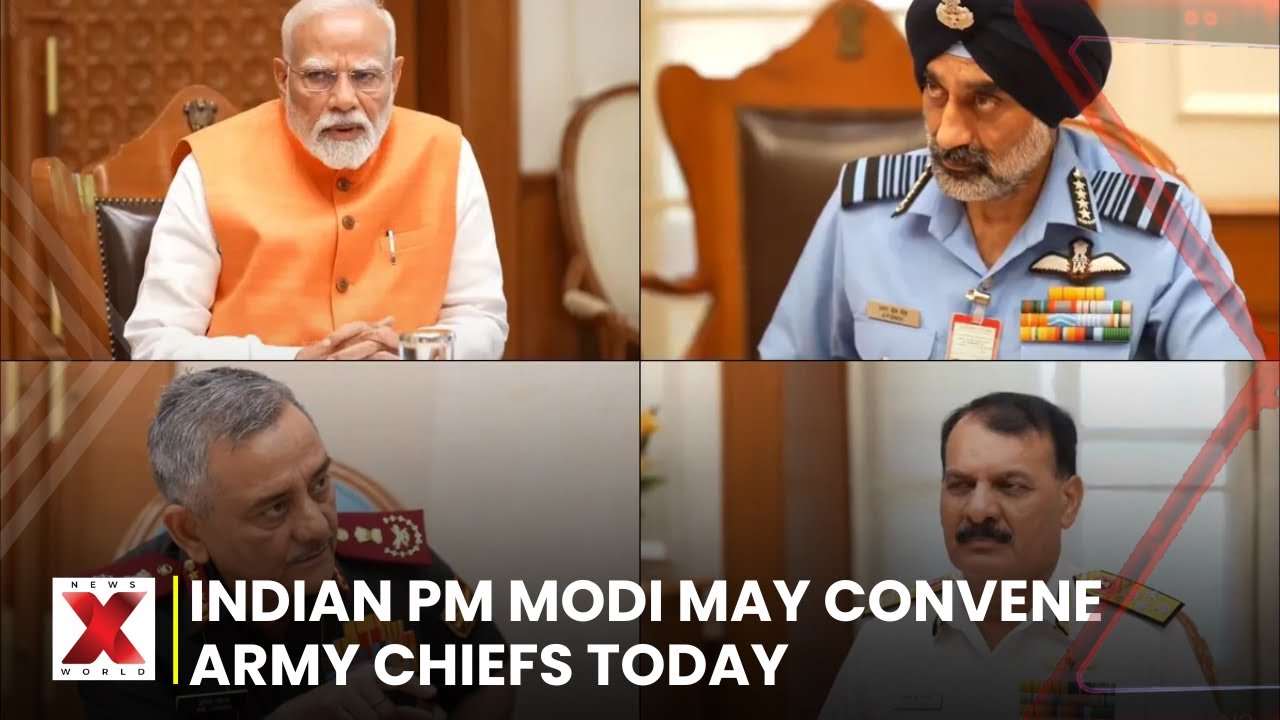 Indian PM Narendra Modi to Review Security with Military Heads | NewsX World