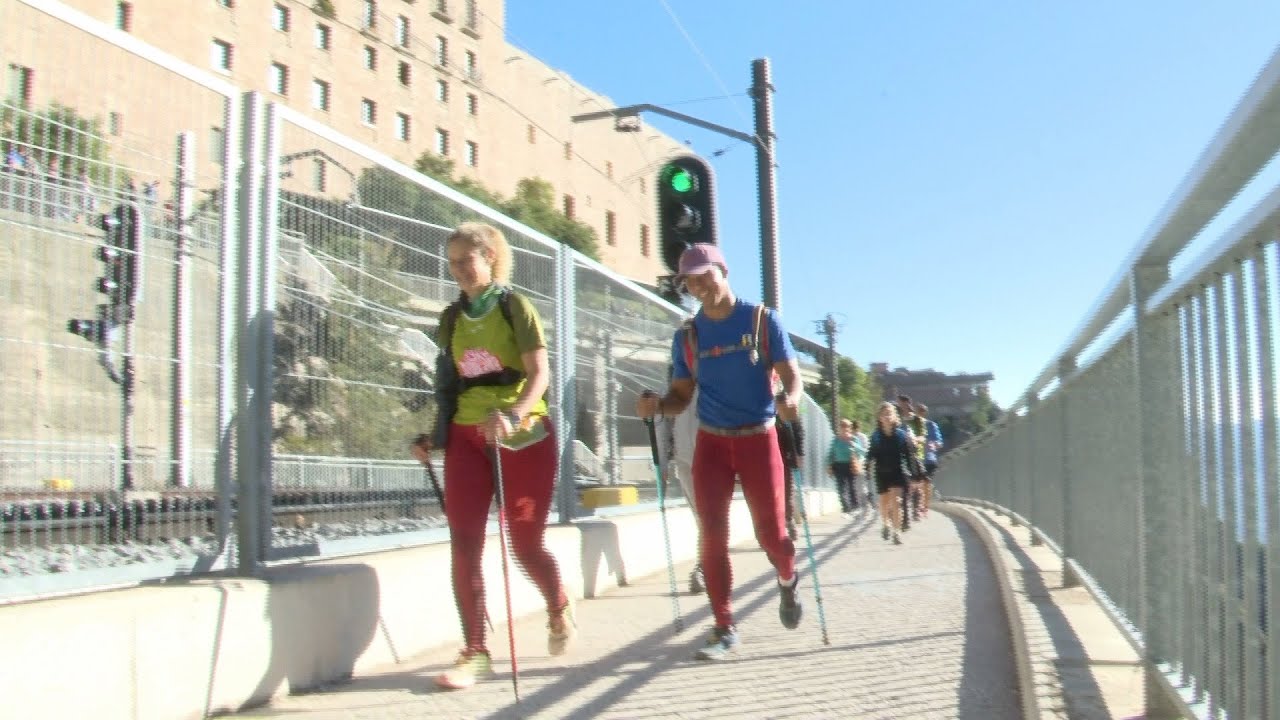 L’Abadia dona la benvinguda als 3.000 participants de la Matagalls Montserrat