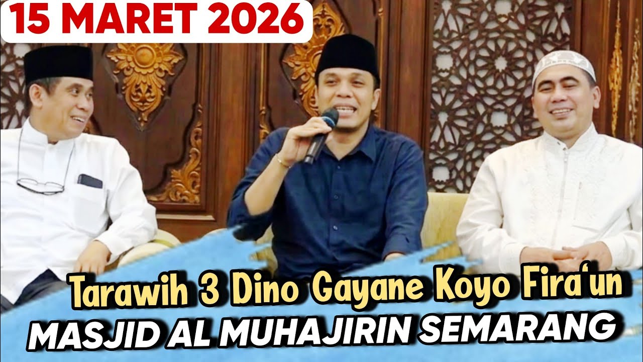 GUS KAUTSAR Terbaru 15 Maret 2026 Bersama Gus Taj Yasin ‼️ di Masjid Al Muhajirin Semarang