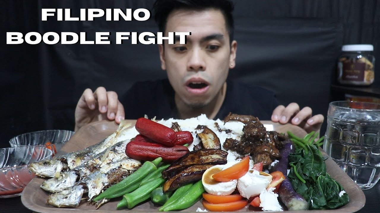 FILIPINO BOODLE FIGHT MUKBANG