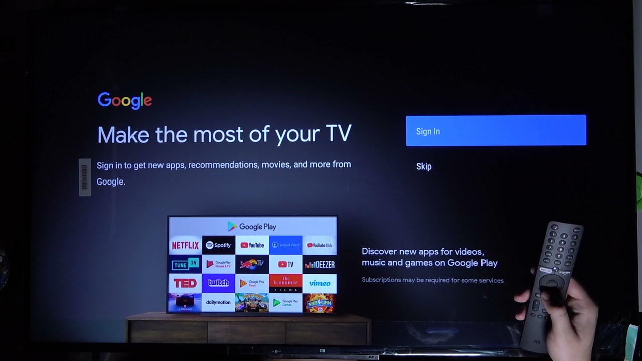 Первая настройка Xiaomi Mi TV P1 — процесс настройки телевизора