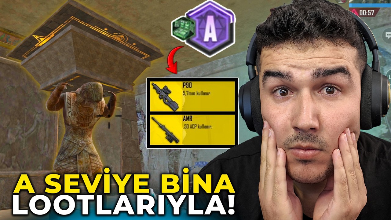 A SEVİYE BİNA LOOTLARLA WİN ALMAK? PUBG MOBILE