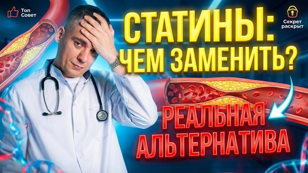 СТАТИНЫ - ЧЕМ ЗАМЕНИТЬ? ВСЁ ПРО УКОЛЫ ОТ ХОЛЕСТЕРИНА! КАКИЕ РЕАЛЬНЫЕ АЛЬТЕРНАТИВЫ! ПИТАВАСТАТИН!