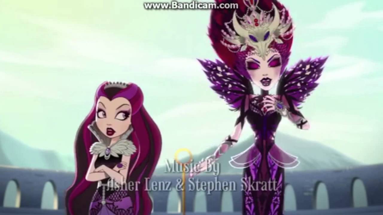Raven Queen and her Mom-Outside