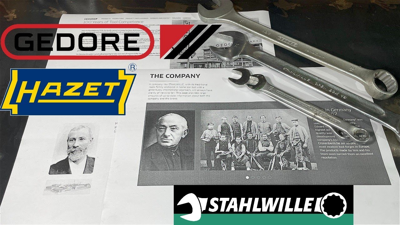 STAHLWILLE, HAZET, GEDORE - Names and their Origins